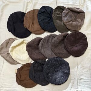 Stylish Beret Collection in Neutral Tones